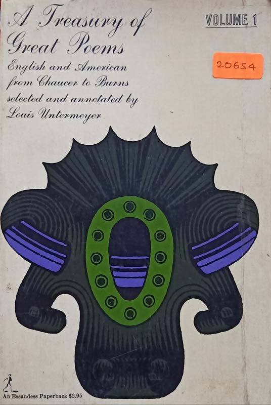 A Treasury Of Great Poems - Volume 1