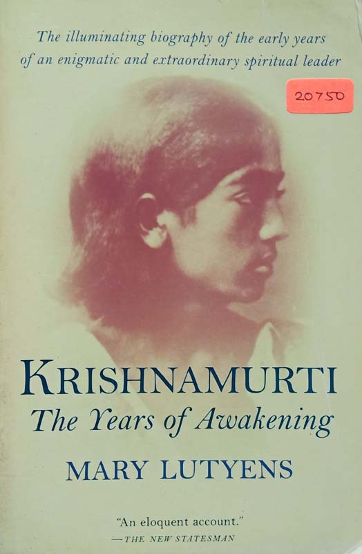 Krishnamurti (The Year Of Awakening)