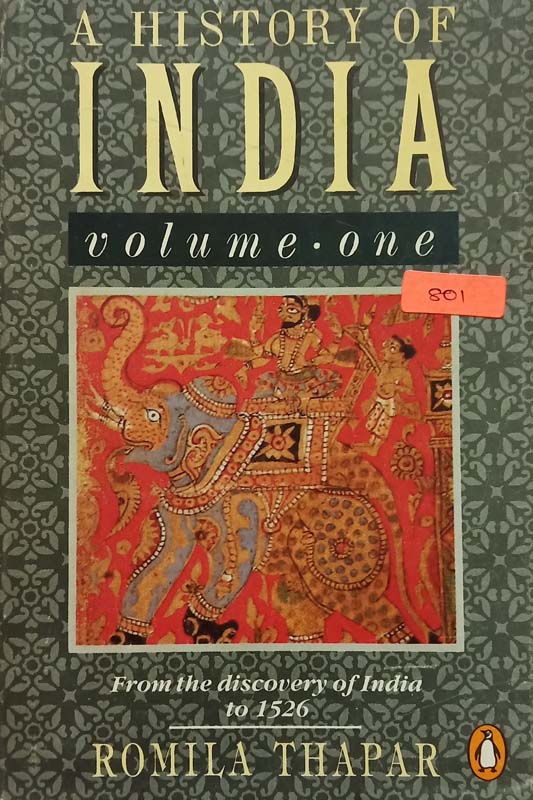 A History Of India- Volume . One