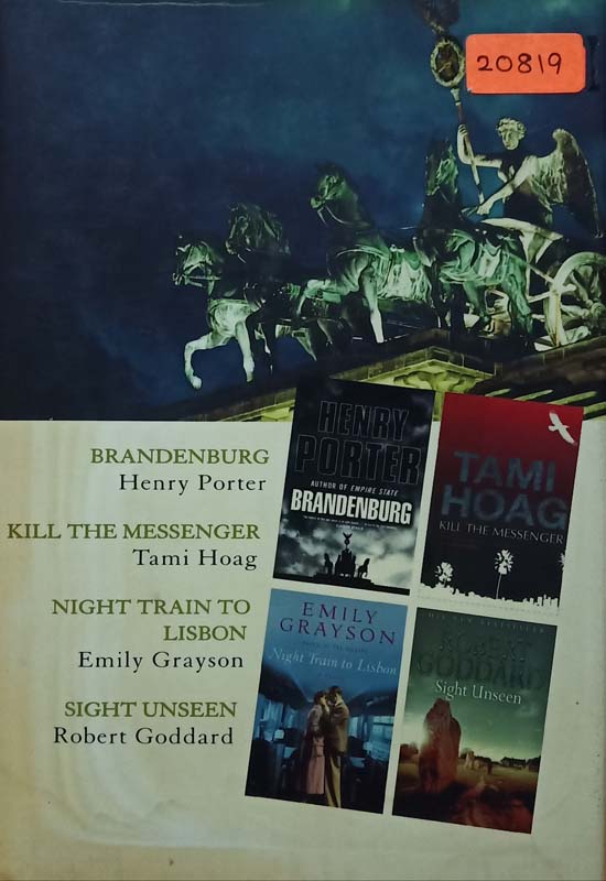 Select Editions : Brandenburg, Kill The Messenger, Night Train To Lisbon, Sight Unseen