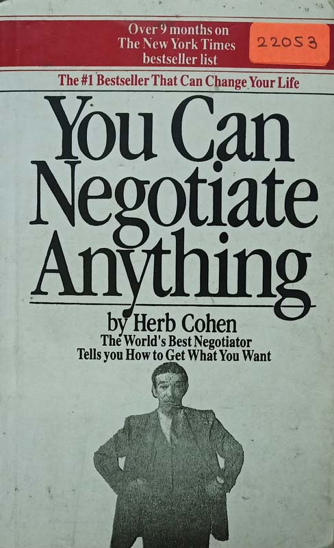 You Can Negotiate Anything