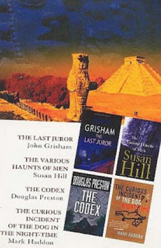Select Editions : The Last Juror, The Various Haunts Of Men, The Codex, The Curious Incident Of The Dog In The Night-Time