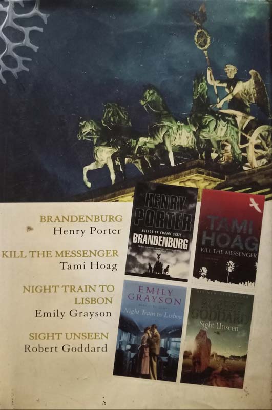 Select Editions : Brandenburg, Kill The Messenger, Night Train To Lisbon, Sight Unseen